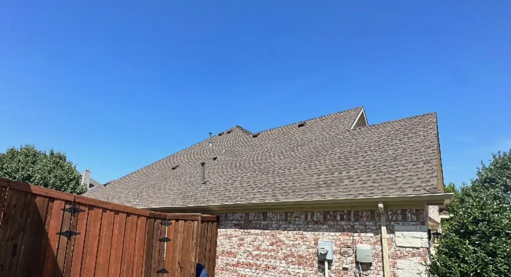Completed roof replacement project in Xenia